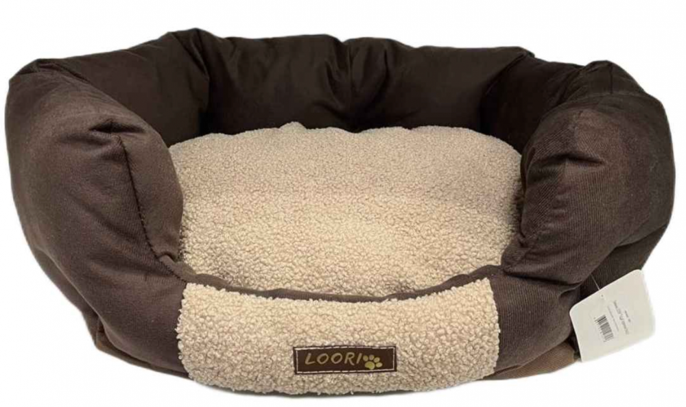 10821 Лежанка Loori Lider "Тедди" коричневый 58*45*22 4645841108216