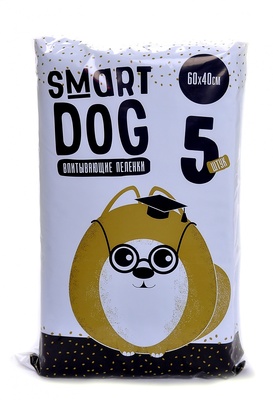 Smart Dog Впитывающие пеленки для собак 60х40, 5 шт