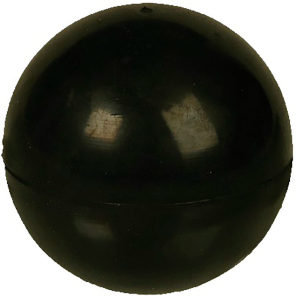 Игрушка Зооник для собак "Мяч цельнорезиновый черный" 6,5 см