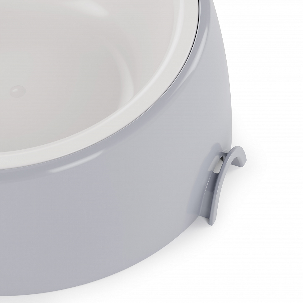 Лего-миска ALTA для животных с наклоном 0,3л (серый)